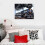 Quadro decorativo de parede em tela com trem a vapor, 40,6 cm (16 polegadas) 5