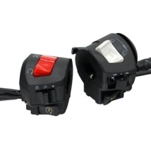 Interruptores de manillar de motocicleta de 22 mm para izquierda y derecha: bocina, intermitentes, faros, arranque eléctrico.
