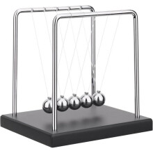 Bola de equilibrio tipo cuna, juguete científico de física, decoración de escritorio, movimiento cinético para 5 cuentas, reloj de Newton