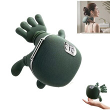 MASSAGEAPPARAT Bionisk varmemassager, bærbar trådløs Shiatsu-massager til nakke og ryg, elektrisk vævsmassager