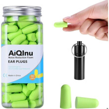 Tapones para los oídos con cancelación de ruido SNR 38 dB - 60 pares de tapones reutilizables de espuma suave - Para dormir, trabajar, viaja