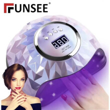 Lampada per unghie in gel - 268W - 60 LED - 4 timer - Colore viola