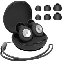 Tapones para los oídos para dormir, tapones para los oídos con cancelación de ruido de 45 dB, de silicona reutilizable, con 3 pares de almoh