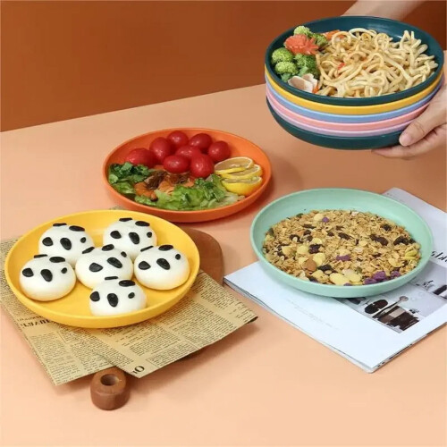 Bread Plates Ceramic Round 18cm Set of 10 2