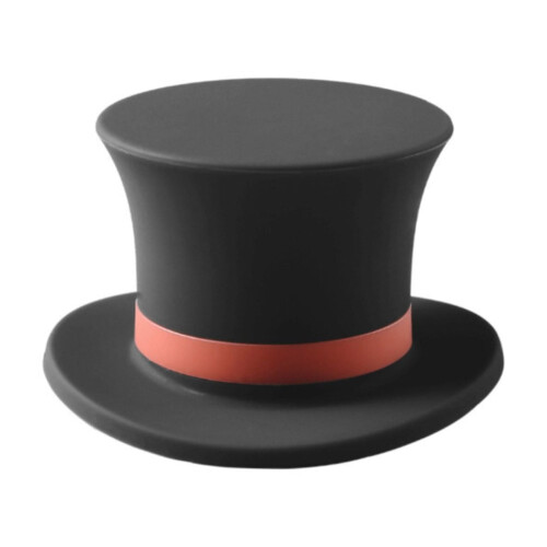 Silikoninen ilmatiivis pullonkorkki, Top Hat -pullonkorkki, 1 pakkaus 1