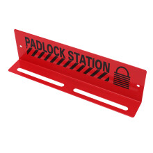 Lockout-Tagout Vorhängeschloss-Halter 10-Positionen Stahlplatte