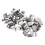 50 Stück Edelstahl-G-Clips Glasclips, Silber 1