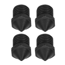 4er-Set Düsen aus gehärtetem Stahl mit 0,2 mm Durchmesser für K2Plus M6