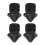 4 Stück gehärteter Stahl 0,4 mm M6 Düsen Set K2 Plus 1