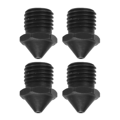 4 Stück gehärteter Stahl 0,4 mm M6 Düsen Set K2 Plus