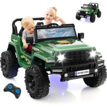 Coche eléctrico infantil de 24 V para niños de 3 a 8 años con control remoto 2.4G, velocidad de 2.6 a 6 km/h, claxon y pantalla, indicador d