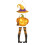 Halloween Hanging Sign – Pumpkin & Witch Hat, 1 Set 2