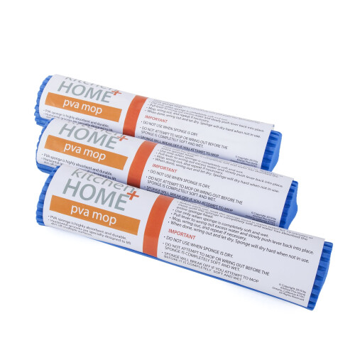 Sponge Mop Head Refill PVA Roller 3 Pack 1