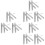 6Pcs Folding Step Ladder Hinges Aluminum Alloy Durable Replacement Kit 5