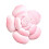 Coussin décoratif en forme de fleur, motif rose, 45 cm 2