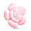 Coussin décoratif en forme de fleur, motif rose, 45 cm 3