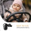 Adjustable Black PP Beverage Cup Holder for Baby Strollers 5