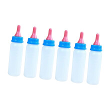 Extended Nozzle Animal Nursing Bottles 6 Pack Durable-250