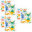 DIY Dinosaur Muurdecal Reflecterend Home Accessoire Multikleur 6