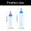 6 Farm Nursing Bottles Extra Length Tip Design For infant-500 5