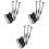 9Sets High-Intensity Waterproof Car Warning Strobe Lights Black 3