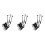 9Sets High-Intensity Waterproof Car Warning Strobe Lights Black 4