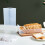 Kitchen Counter Bread Case Clear Window Slide Out Tray-White 6