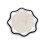 Elegant Octagonal Placemat Heat Resistant-white dark blue 18cm 1