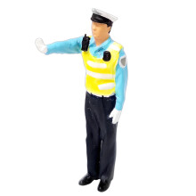 Highly Detailed 1:64 Scale Resin Cop Figures Desktop-E