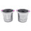 Premium Single Hole Coffee Filter Stainless Steel-Black 1