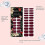 Zephoco Waterproof Nail Decal 3D Three-Dimensional Gloss Rub-Resistant Waterproof Temperament Red Beautiful Nail Paste 4