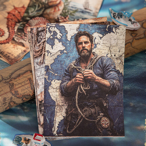 Cutter Journey Themed Craft Paper 10 Sheets-3 Star plate notes 2