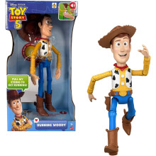 Toy Story 5 Running Woody 12 Inch Action Figure with 50 Plus Movie Phrases and Sounds