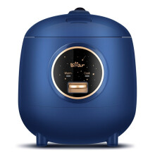 BEAR Rice Cooker 1.2L 200-238W for 1-2 People Warm Automatically 1.2 L Nonstick Inner Pot 1.2 L One-Button Design