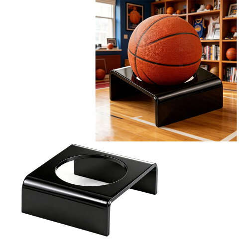 Acryl basketbalstandaard met stevige basis voor 1
