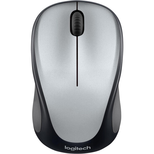 Refurbished Logitech Logitech M317 Design Collection Mouse- Light Steel