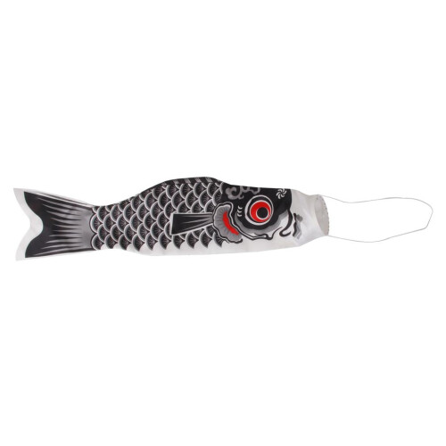 Japanischer Windsackkarpfen Segelfisch schwarz 150 cm