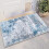 HEBE washable area rug non-slip 2 ft x 3 ft 1