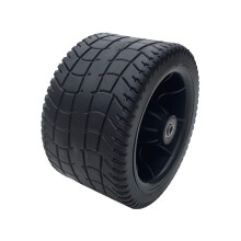Wagon Cart Wheel PP Tire Black 4 Inch