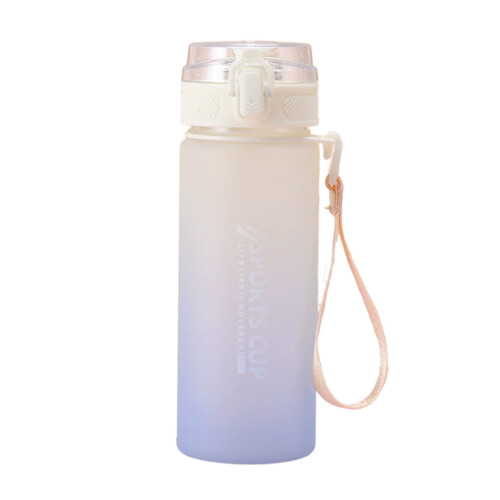 600-ml-Wasserflasche mit Farbverlauf und Tee-Ei