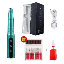 GYFDYM 26000RPM Electric Nail Drill Machine Manicure Milling Cutter Set for Gel Polishing Nail Drill Pen Salon Nail Equipment,green