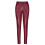 Damen-Kunstlederhose, schmal geschnitten, rot 1
