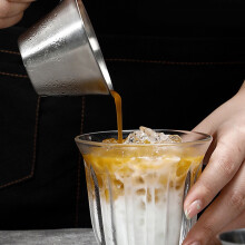 Misurino da caffè in acciaio inox con beccuccio e manico
