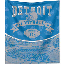 Voetbal flanellen plaid 50x60 inch