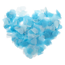 Confetti de hârtie cu inimioare albastru deschis, 4 buc.