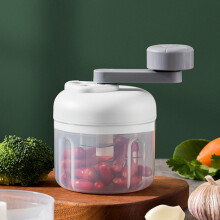 Handmatige knoflookpers en hakmolen met 3 standen, 100 ml