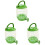 Witspace foldbar plastik drikkedispenser med hane – 3,3 l 1