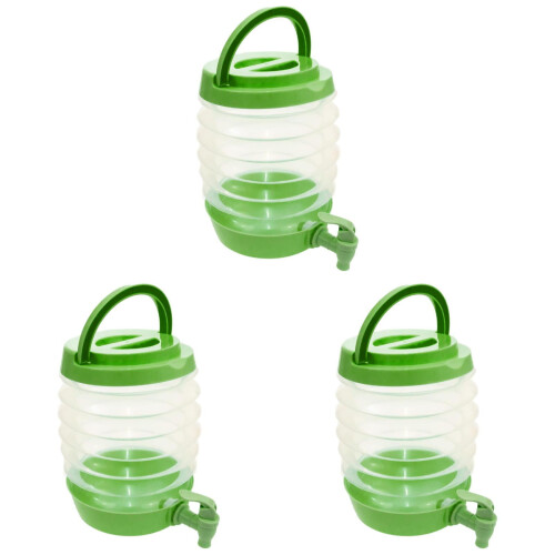 Witspace foldbar plastik drikkedispenser med hane – 3,3 l
