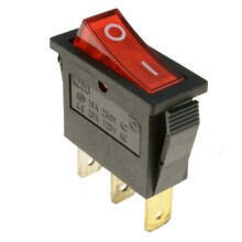 Vippebryter 15A 250V PÅ-AV-PÅ 3-pinners