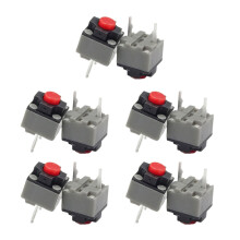 Micro-interrupteur silencieux Kailh 6x6x7,3 mm, lot de 10